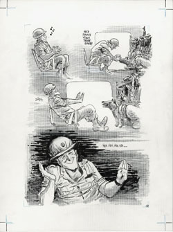 Will Eisner Original Art: Last Day in Vietnam (2000) pg 12
