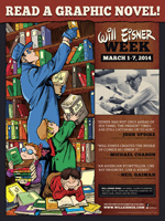 Will Eisner Week Poster (2014) Library