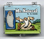 Mr. Natural Clasp Pin in Case / R. Crumb