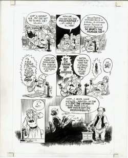 Will Eisner Original Art: Page 7  Pencil and Ink Art from Invisible People (1992). LOT of 3