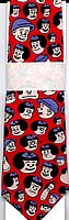 Nancy and Sluggo Silk Necktie - Red (Bushmiller)