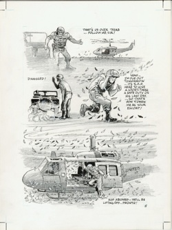 Will Eisner Original Art: Page 5 from Last Day in Vietnam (2000)