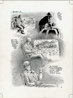 Will Eisner Original Art: Page 6 from Last Day in Vietnam (2000)