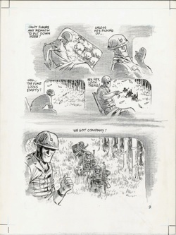 Will Eisner Original Art: Page 9 from Last Day in Vietnam (2000)
