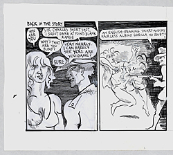 Frank Stack Original Art: St. Charles Shortshot (from Dirty Diana)