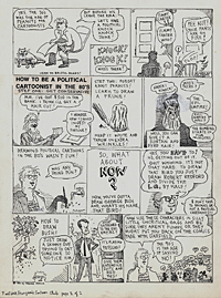 Frank Stack Original Art: Political Cartoonist