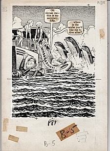 Elder & Kurtzman Original Art: Goodman Underwater p. 55 (1962)