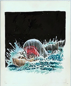 Will Eisner Art: Moby Dick Color Cover Painting (1998)