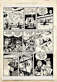Will Eisner Original Spirit Art: Wanted: Dangerous Jobs pg. 3 (1950)