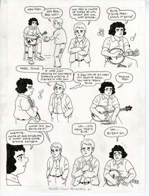 Grateful Dead Origins Page 15 — Noah Van Sciver Original Art