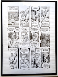 Howard Cruse Art: “STUCK RUBBER BABY” pg 159 (1994)  FRAMED