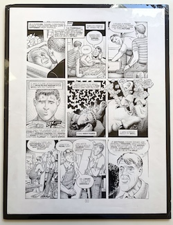 Howard Cruse Art: “STUCK RUBBER BABY” Page 2 (1994); Mounted