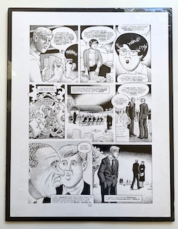 Howard Cruse Art: “STUCK RUBBER BABY” PAGE 4 (1994); Mounted