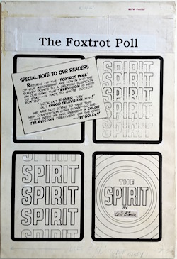 Complete 7-page Spirit Story "The Foxtrot Poll"