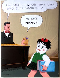 Gary Hallgren Original Art: NANCY MAKES UP
