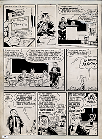 Will Eisner Original Spirit Art: Cache McStash pg. 2 (1948)