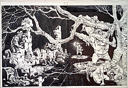 Will Eisner Art: Wraparound Cover to Spirit Magazine # 41 (1980)
