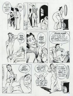 Will Eisner Art: City People Notebook "Smellbound" p. 3 lot of 3