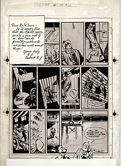 Will Eisner Semi-Original Page 4 to Fan Mail (1950)