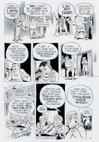 Will Eisner Art: INVISIBLE PEOPLE “Sanctum” (1992) pg. 23