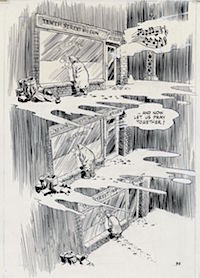 Will Eisner Art: INVISIBLE PEOPLE "The Power" (1992) pg. 39