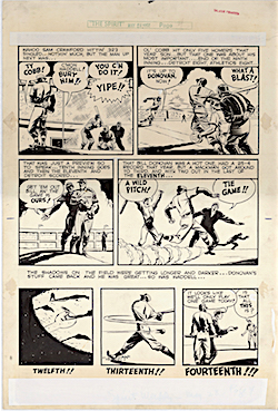 Will Eisner Original Spirit Art: The Good Ole Days p.4 (1950)