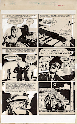 Will Eisner Original Spirit Art: The Good Ole Days p.7 (1950)