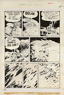 Will Eisner Original Spirit Art: Sammy the Explorer p. 6 (1950)