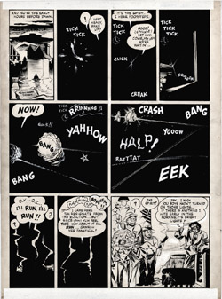 Will Eisner Original Spirit Art: Page 5 Election of Mr. Bowser (1947)