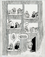 Will Eisner Art: The Building (1987) pg 34 Lot of 2