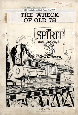 Complete 7-page story “The Spirit and the Saga of Old 78”